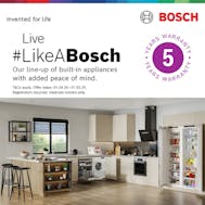 Free 5 Year Warranty With Bosch