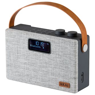 Akai A61029 Sonisk Bluetooth Rechargeable DAB+/FM Radio - Grey