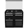 Leisure CC100F521K 100cm Chefmaster Dual Fuel Range Cooker in Black