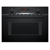 Bosch CMA583MB0B Series 4 Built In Combination Microwave Oven in Black