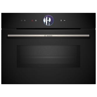 Bosch CMG7361B1B Series 8 Built-In Compact Oven & Microwave in Black 45L