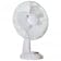 Daewoo COL1567GE 12-Inch Oscillating Table Fan in White - 3 Speeds