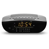 Roberts CR9971-BK Analogue FM & MW Clock Radio in Black Dual Alarm