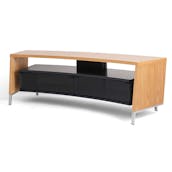 Off The Wall CRV1500OAK 1560mm Wide Curved TV Cabinet in Real Wood Oak