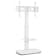  FS1-WHT Pedestal Floor Stand with Shelf in White