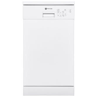 White Knight FS45DW52W 45cm Dishwasher in White 10 Place Settings E Rated