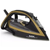 Tefal FV5696G0 Ultimate Turbo Pro Steam Iron in Black and Gold - 3000W