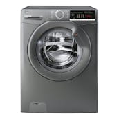 Hoover H3WS4105TGGE Washing Machine in Graphite 1400rpm 10Kg C Rated NFC