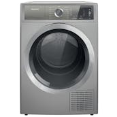 Hotpoint H8D94SBUK 9kg Heat Pump Condenser Dryer in Silver A+++ Rated