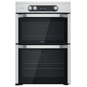 Hotpoint HDM67I9H2CX 60cm Double Oven Electric Cooker in St/St Induction Hob