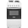 Haden HES050W 50cm Single Oven Electric Cooker in White Solid Plate