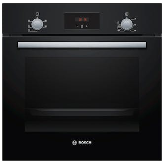Bosch HHF113BA0B Series 2 Built-In Electric Single Oven in Black 66L