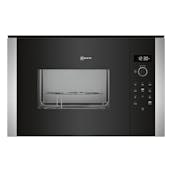 Neff HLAGD53N0B N50 Built-In Microwave Oven & Grill in Black 900W 25L