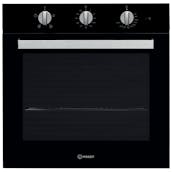 Indesit IFW6330BL Built-In Electric Single Oven in Black 66L