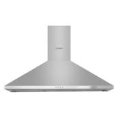Indesit IHPC95LMX 90cm Pyramid Chimney Hood in St/St 3 Speed Fan B Rated