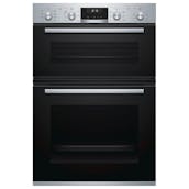 Bosch MBA5350S0B Series 6 Built In Electric Double Oven in Brushed Steel