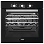 Candy OCGF12B 60cm Gas Single Oven in Black 54L A+ Rated