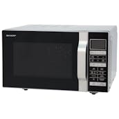 Sharp R860SLM Combination Microwave Oven in Silver 25L 900W 15 Prog.