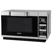 Sharp R861SLM Combination Microwave Oven in Black/Silver 25L 900W