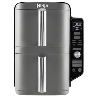 Ninja SL400UK Ninja 2-Drawer Double Stack Air Fryer - 9.5L Grey