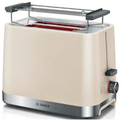 Bosch TAT4M227GB 2 Slice Toaster in Cream - Extra Wide Slots
