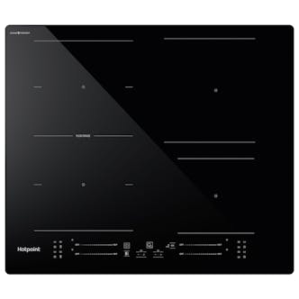 Hotpoint TS3560FCPNE 60cm Induction Hob in Black 4 Zone Flexi Duo Zone