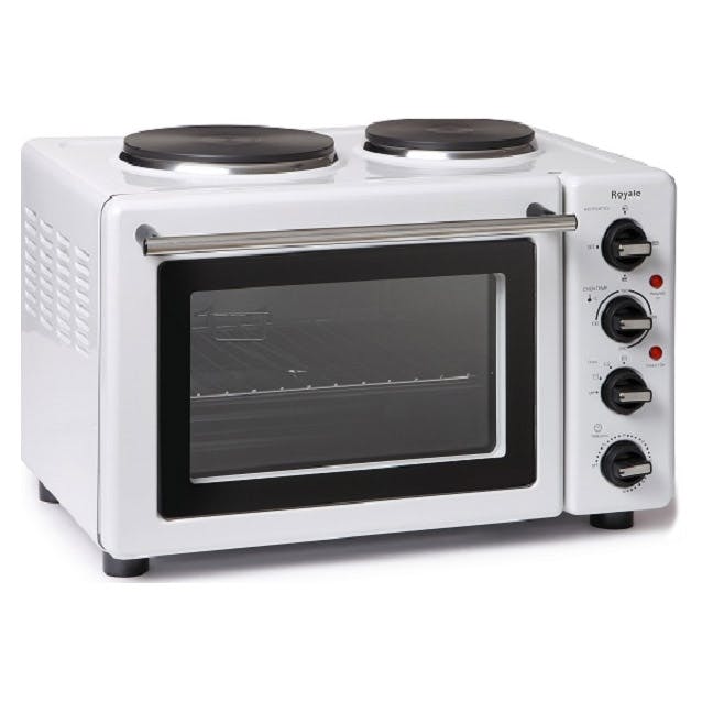 Royale TT29 Table Top Compact Electric Cooker in White, 30L