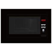 Culina UBMICROL20BK Built In Microwave Oven with Grill in Black 700W 20L