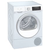 Siemens WQ45G2D9GB iQ500 9kg Heat Pump Condenser Dryer White A++