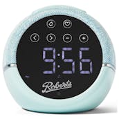 Roberts ZEN-DE Zen FM Clock Radio in Duck Egg Device Charging