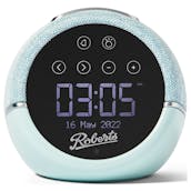 Roberts ZENPLUS-DE Zen Plus DAB+ Clock Radio in Duck Egg Device Charging