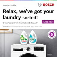 6 Months Free Detergent With Bosch