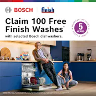 100 Free Finish Washes With Bosch