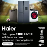 Up To £100 Adidas Vouchers With Haier