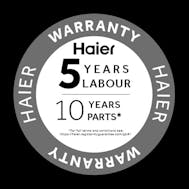 FREE 5 Year Warranty With Haier!
