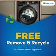 Free Remove & Recycle With Hisense