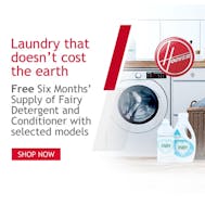 Six Months Free Fairy Detergent With Hoover!