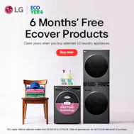 6 Months Free Ecover With LG