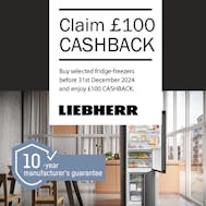 £100 Cashback With Liebherr