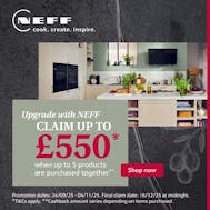 Up to £550 Cashback With Neff