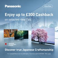 Up To £300 Cashback With Panasonic