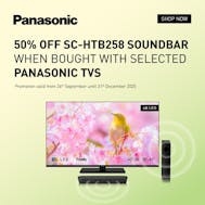 Half Price SC-HTB258EBK Soundbar With Panasonic