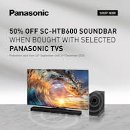 Half Price SC-HTB600EBK Soundbar With Panasonic