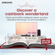 Up to £300 Cashback With Samsung
