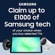 Claim Up To £1000 Of Samsung Tech