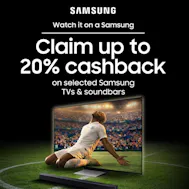 Up To 20% Cashback With Samsung