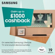 Up To £1000 Cashback With Samsung