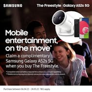 Complimentary Galaxy A52 With Samsung!