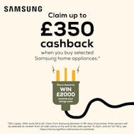 Up To £350 Cashback With Samsung