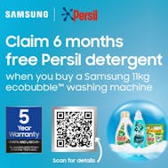 6 Months Free Persil With Samsung